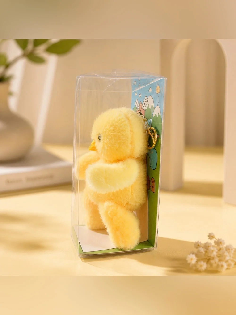 Mochi Monster Yellow Duck Plush Doll Pendant New